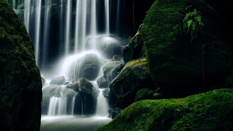 Waterfall, 4K, New Zealand, travel, tourism, lake, rocks, stones