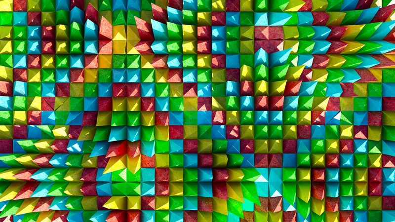 volume, shape, sharp, triangle, convex, 4k