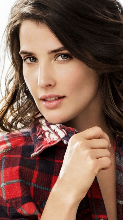 Celebrity Cobie Smulders, Black Hair, Canadian, Blue Eyes, Face, Actress, 1080x1920