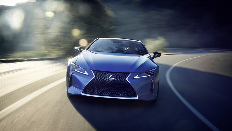 Lexus LC 500h EU-spec, Geneva Auto Show 2016, sport car, Hybrid, blue