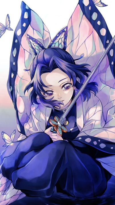 Anime Demon Slayer: Kimetsu no Yaiba, Shinobu Kochou, 1080x1920 Phone ...