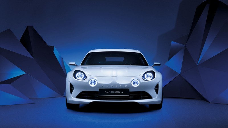 Renault Alpine Vision, Geneva Auto Show 2016, sport car, white