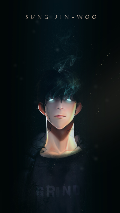 Anime Solo Leveling, Sung Jin-Woo, 1080x1920