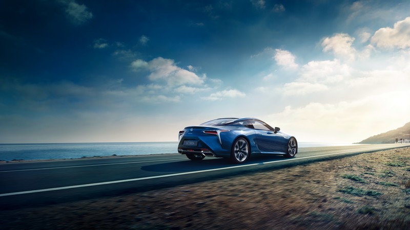 Lexus LC 500h EU-spec, Geneva Auto Show 2016, sport car, Hybrid, blue