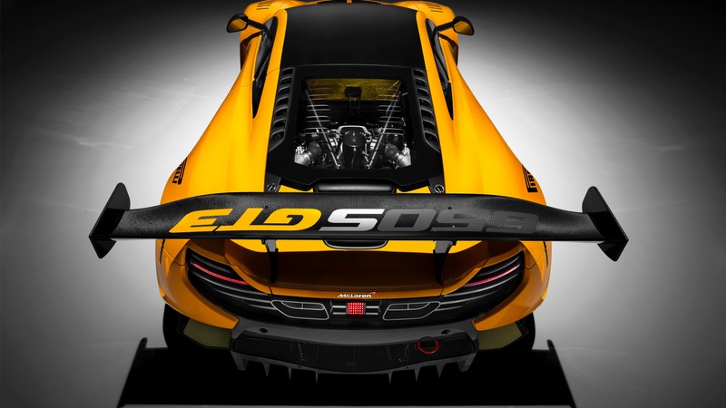 McLaren 650S GT3, Geneva International Motor Show 2016, sports car, yellow