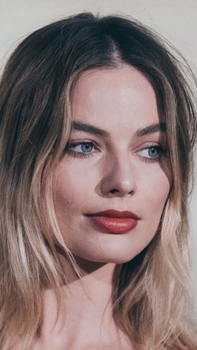 Celebrity Margot Robbie, Face, Blue Eyes, Blonde, Actress, Australian, 1080x1920