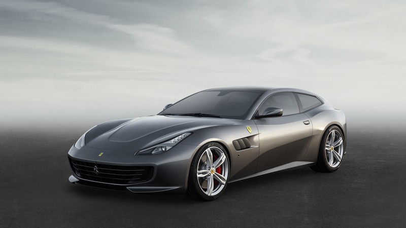 Ferrari GTC4Lusso, Geneva International Motor Show 2016, sports car, grey