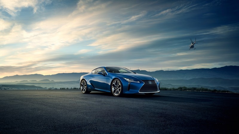 Lexus LC 500h EU-spec, Geneva Auto Show 2016, sport car, Hybrid, blue