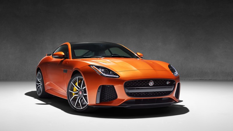 Jaguar F-Type SVR, Geneva Auto Show 2016, Coupe, British Design Edition, orange