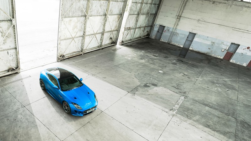Jaguar F-Type S, Brussels Motor Show 2016, Coupe, British Design Edition, blue