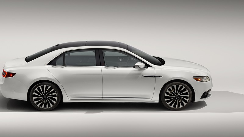 Lincoln Continental, North American International Auto Show 2016, sedan, luxury, white
