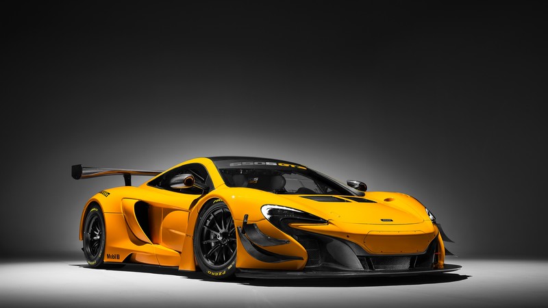 McLaren 650S GT3, Geneva International Motor Show 2016, sports car, yellow
