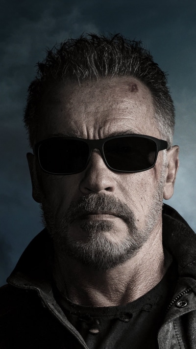 Movie Terminator: Dark Fate, Arnold Schwarzenegger, 1080x1920