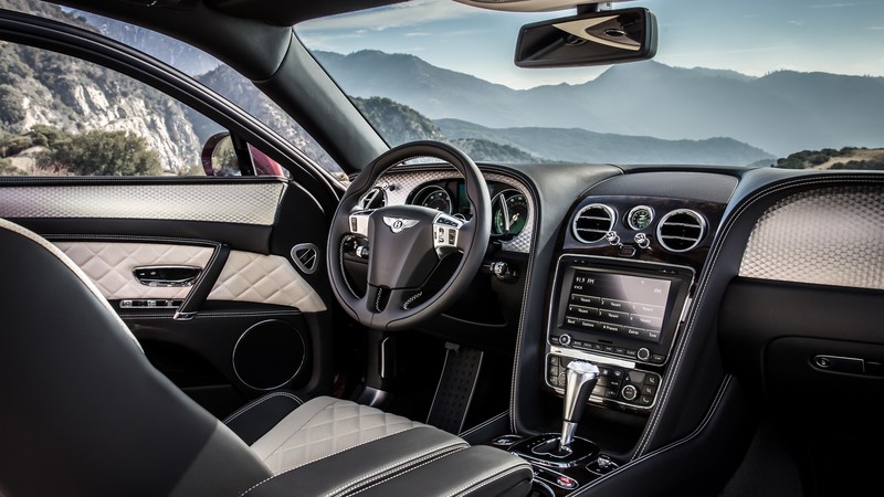 Bentley Flying Spur V8 S, Geneva Auto Show 2016, luxury, interior