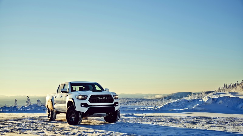 Toyota Tacoma TRD, Chicago Auto Show 2016, off-road, white