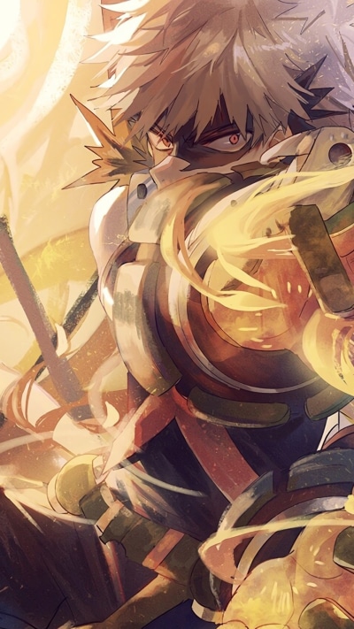 Anime My Hero Academia, Katsuki Bakugou, 1080x1920