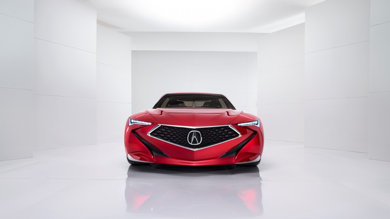 Acura Precision, detroit auto show 2016, red