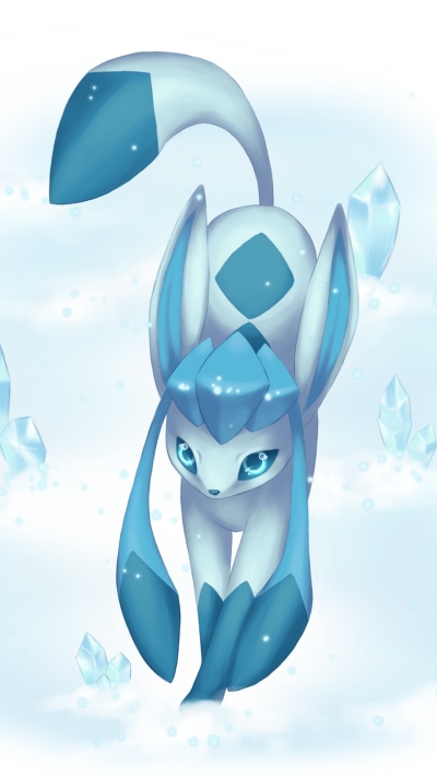 Anime Pokémon, Glaceon (Pokémon), 1080x1920