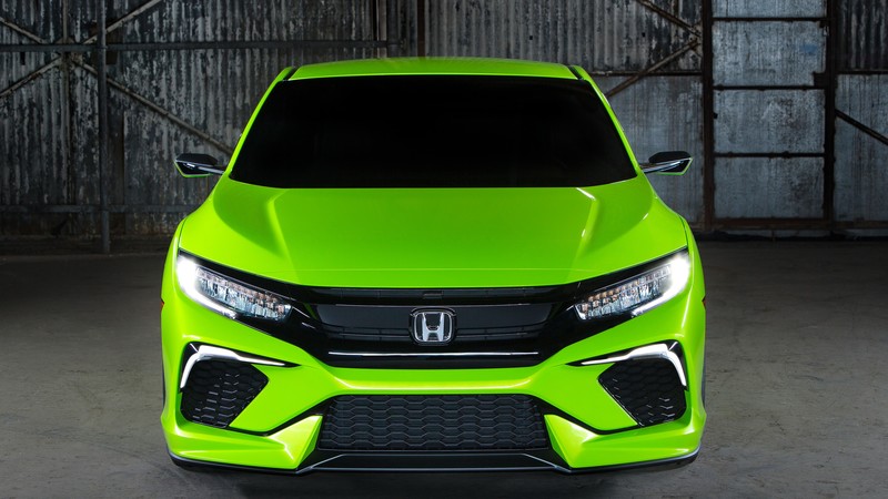 Honda Civic, Concept, green, Tokyo Motor Show 2015