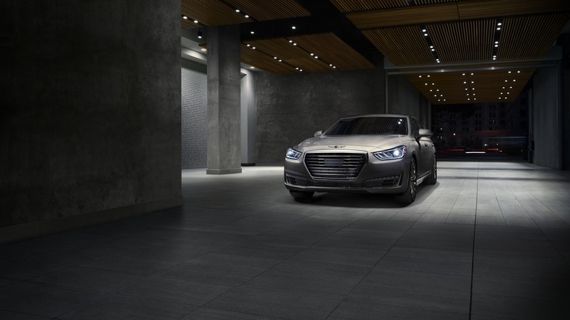 Genesis G90, luxury cars, grey