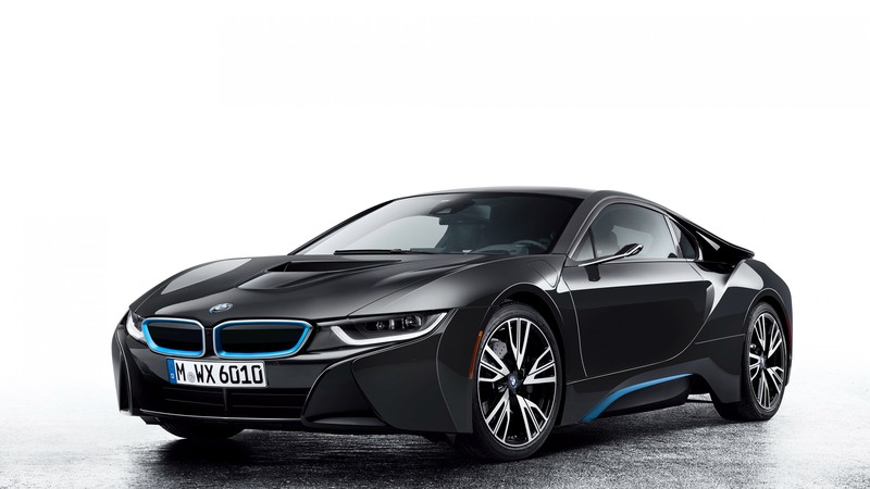 BMW i8, CES 2016, Hybrid, black