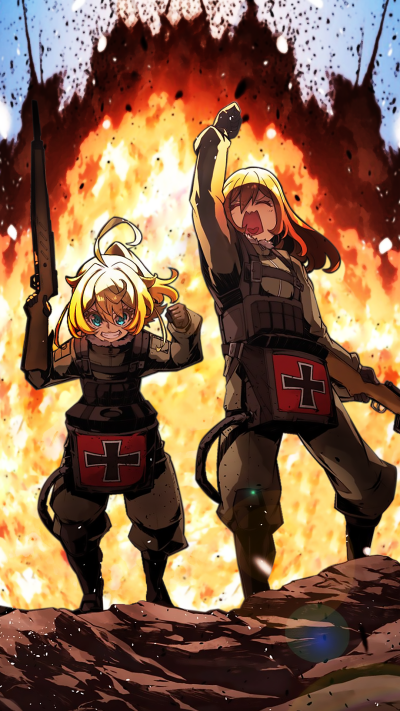 Anime Youjo Senki, Tanya Degurechaff, 1080x1920