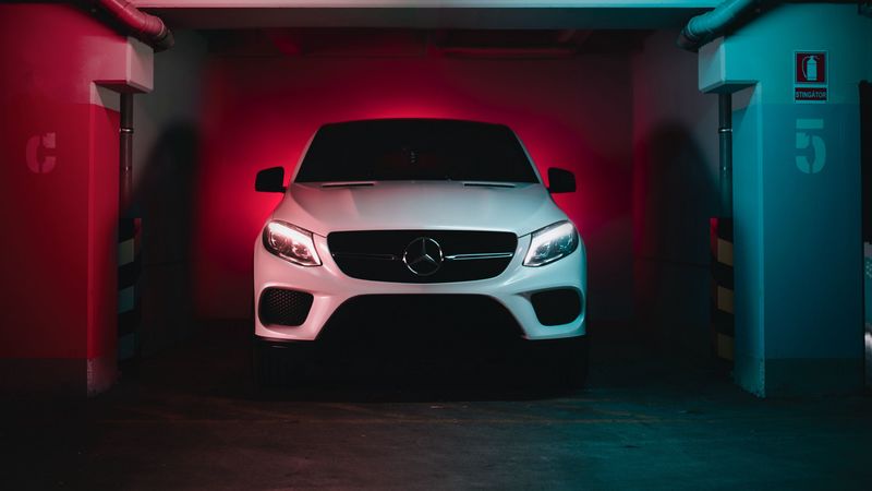 mercedes-benz gle 350d, mercedes-benz, car, front view, 4k