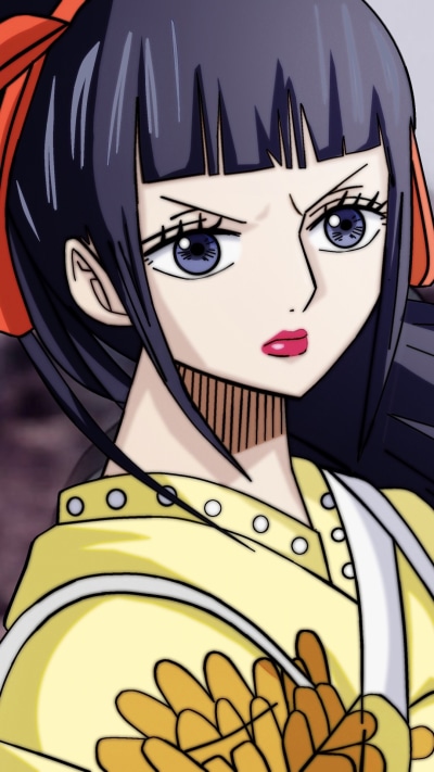 Anime One Piece, Kiku (One Piece), 1080x1920