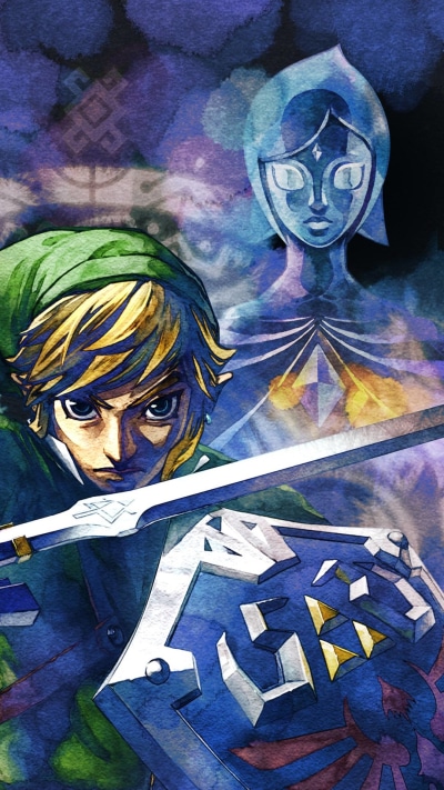 Video Game The Legend Of Zelda: Skyward Sword, Fi (The Legend Of Zelda), Link, Sword, 1080x1920