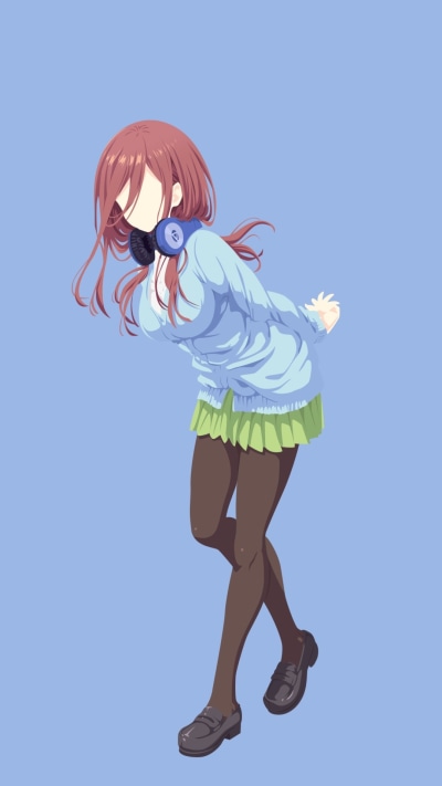 Anime The Quintessential Quintuplets, Miku Nakano, 1080x1920