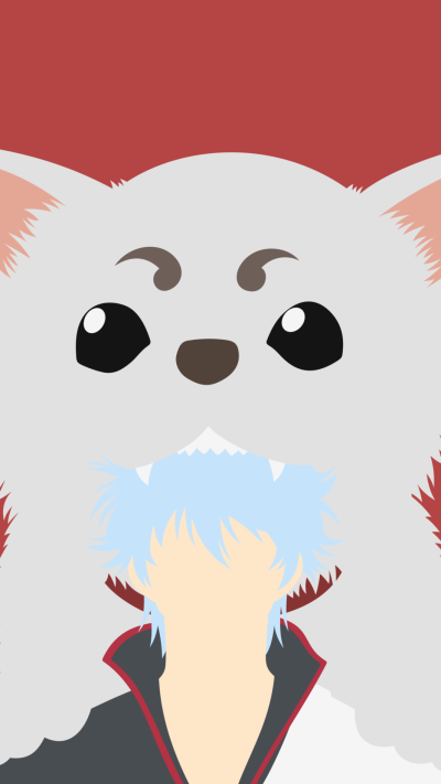 Anime Gintama, Gintoki Sakata, Sadaharu (Gintama), 1080x1920