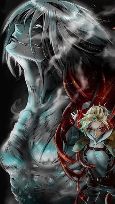 Anime Attack On Titan, Female Titan, Annie Leonhart, 1080x1920