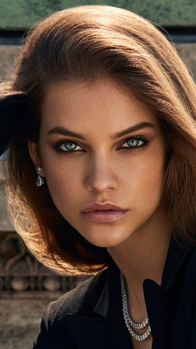 Celebrity Barbara Palvin, Hat, Blue Eyes, Face, Fashion, Brunette, 1080x1920