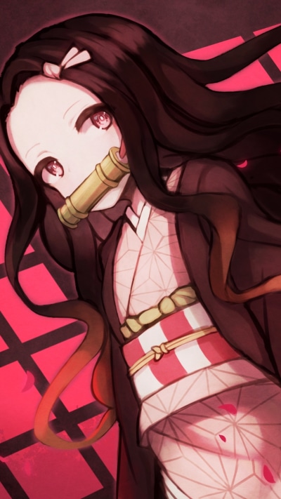 Anime Demon Slayer: Kimetsu no Yaiba, Nezuko Kamado, 1080x1920 Phone HD ...