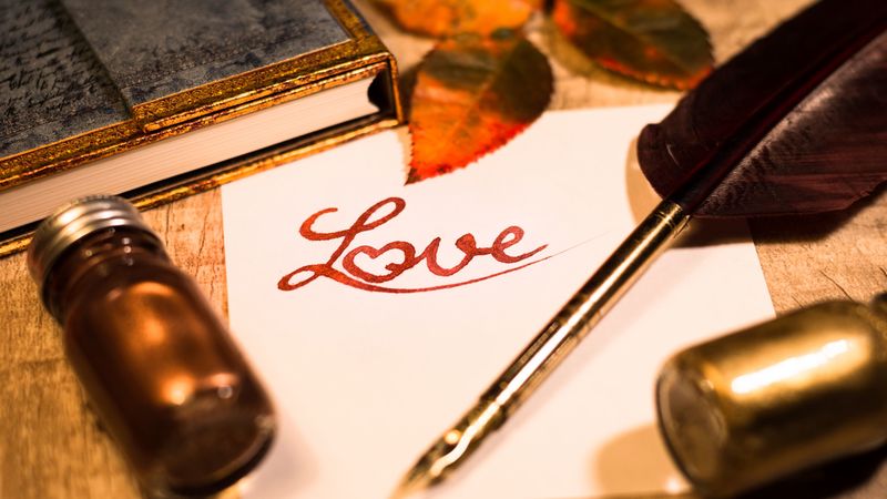 love, words, inscription, letter, 4k