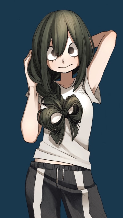 Anime My Hero Academia, Tsuyu Asui, 1080x1920