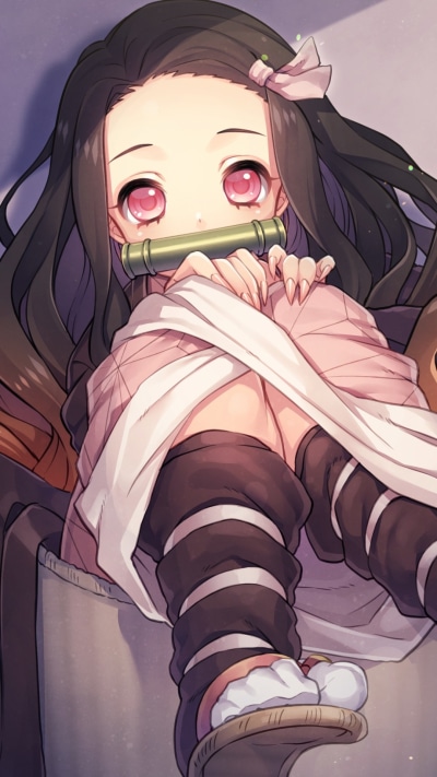 Anime Demon Slayer: Kimetsu no Yaiba, Nezuko Kamado, 1080x1920