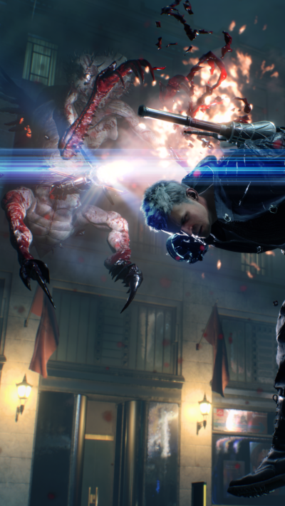 Video Game Devil May Cry 5, Video Game, Nero (Devil May Cry), Devil May Cry, 1080x1920