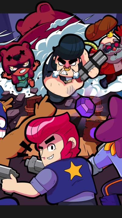 Video Game Brawl Stars, 1080x1920
