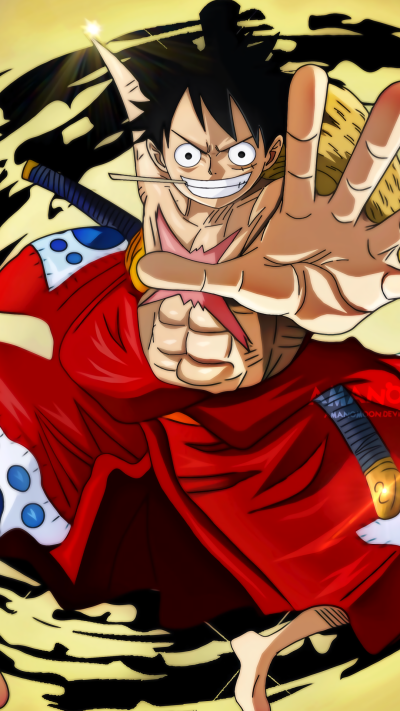 Anime One Piece, Monkey D. Luffy, 1080x1920