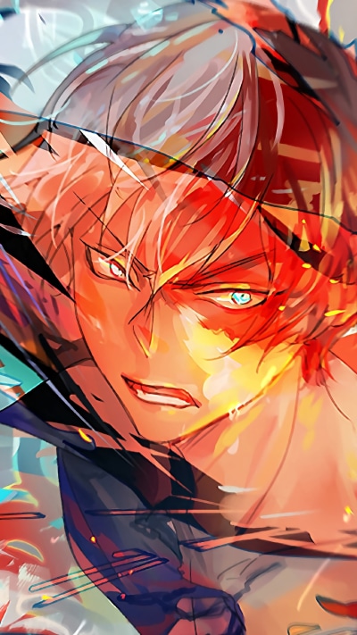 Anime My Hero Academia, Shoto Todoroki, 1080x1920