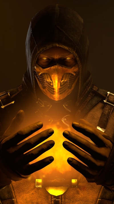 Video Game Mortal Kombat X, Scorpion (Mortal Kombat), 1080x1920