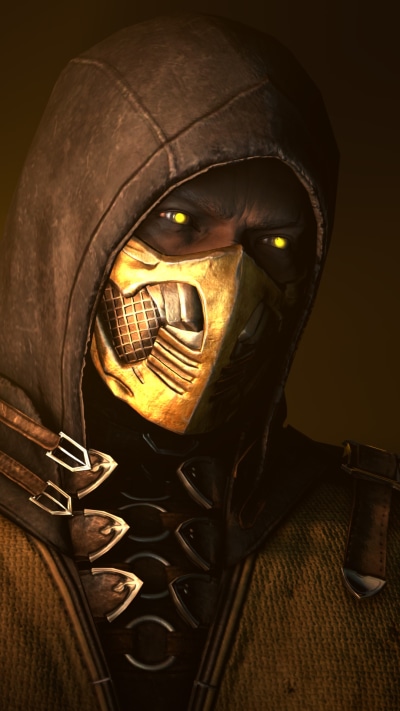 Video Game Mortal Kombat X, Scorpion (Mortal Kombat), 1080x1920