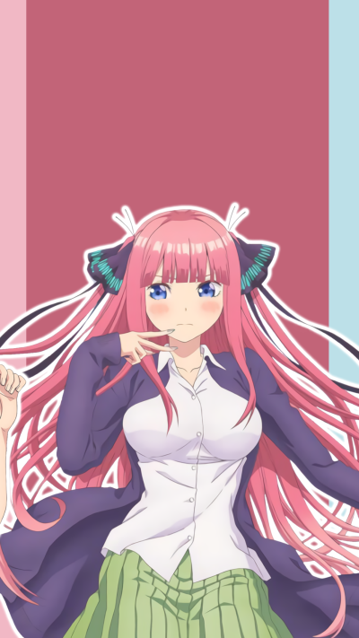 Anime The Quintessential Quintuplets, Nino Nakano, 5-Toubun No Hanayome, 1080x1920