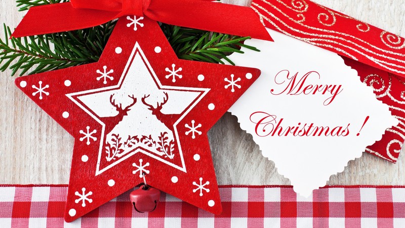 Christmas, decorations, star, card,