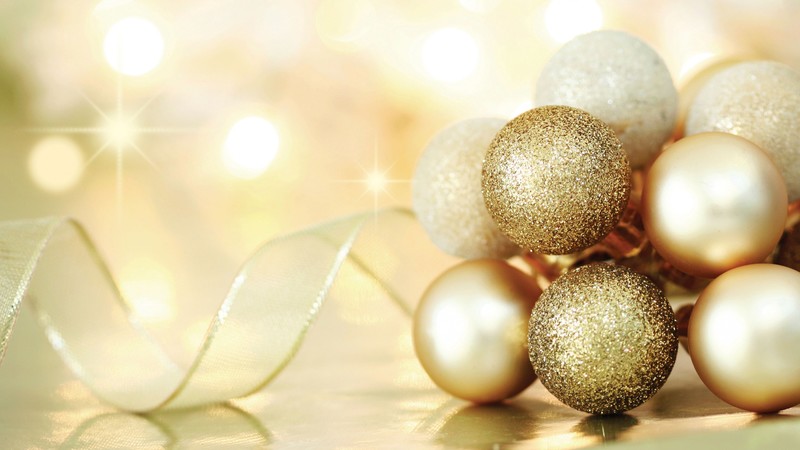 Christmas, New year, balls, decorations