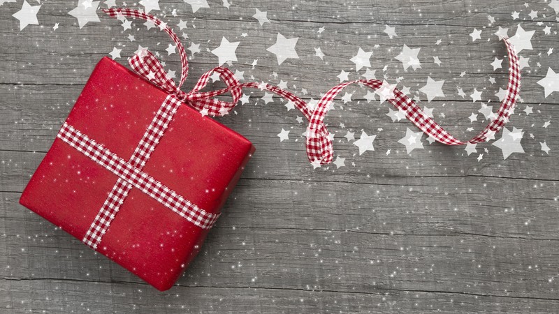Christmas, New Year, gifts, stars, decorations