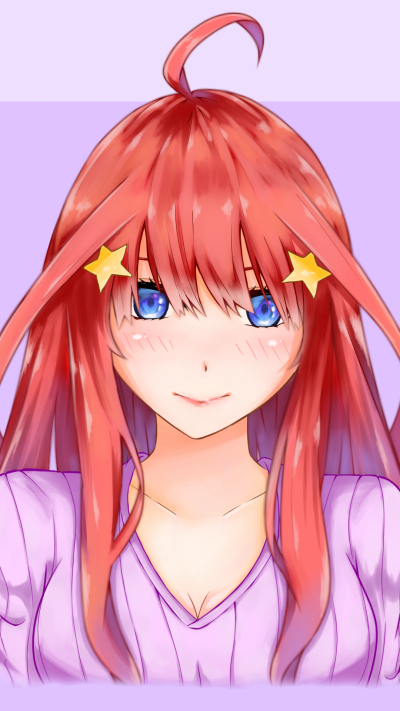 Anime The Quintessential Quintuplets, Gotoubun No Hanayome, Itsuki Nakano, 1080x1920