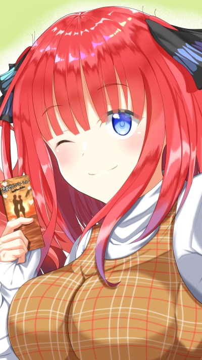 Anime The Quintessential Quintuplets, Itsuki Nakano, 1080x1920