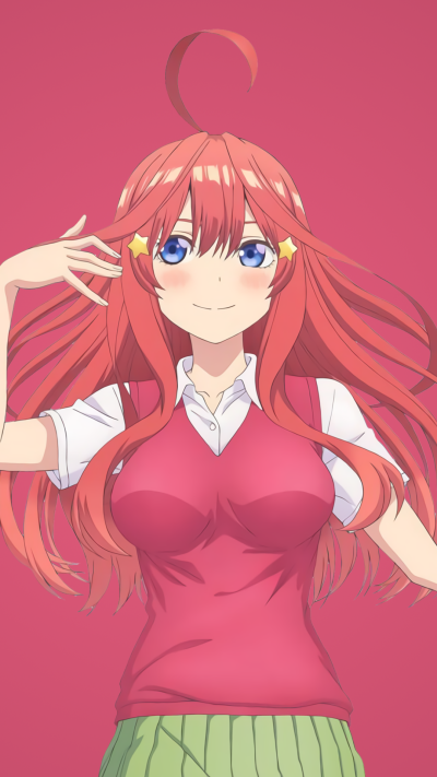 Anime The Quintessential Quintuplets, 5-Toubun No Hanayome, Itsuki Nakano, 1080x1920